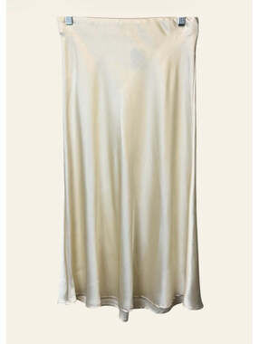 Cream Slip Skirt